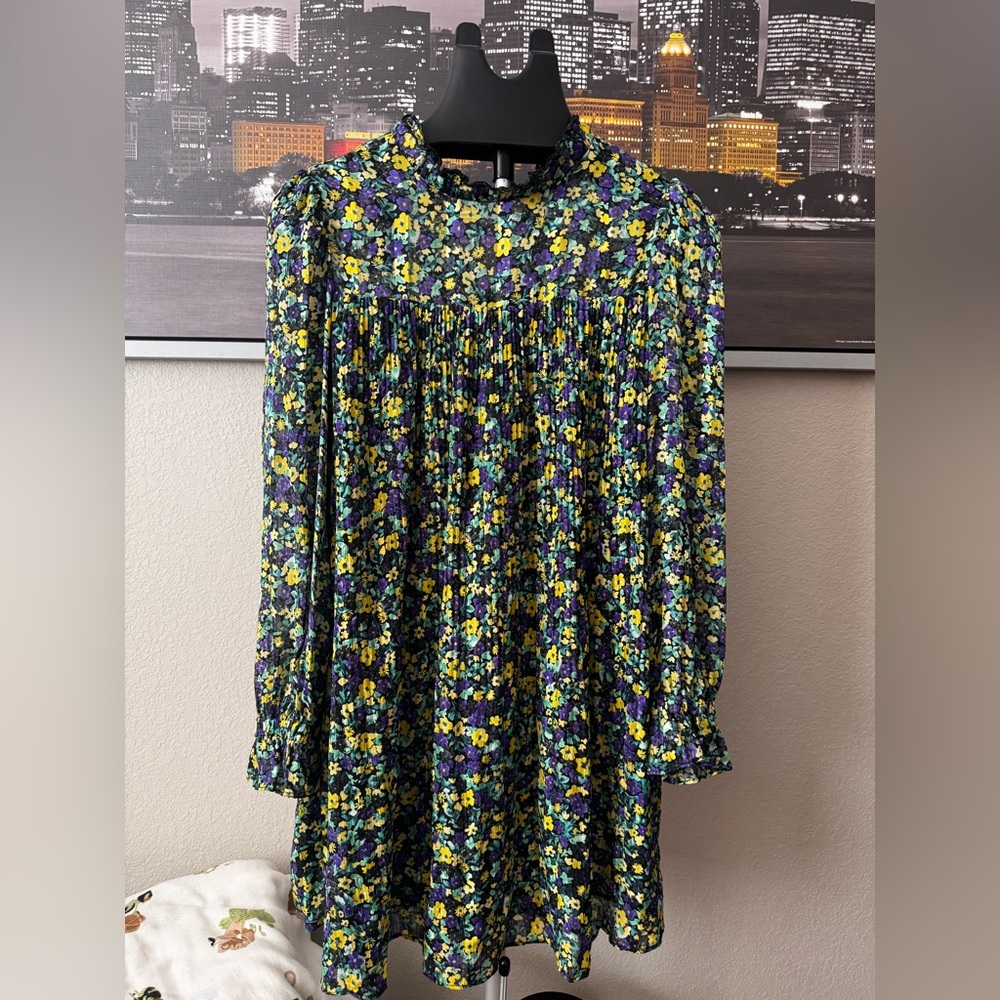 Zara Multicolor Floral Dress